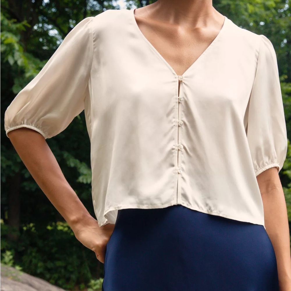 Aritzia Wilfred BRIA blouse